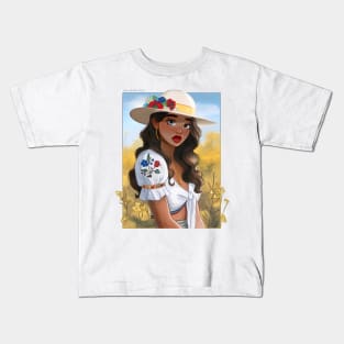 Farm Girl Kids T-Shirt